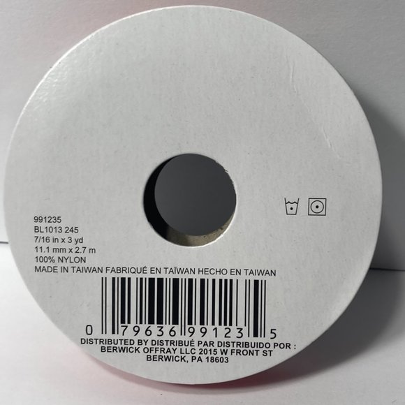 Coral Petite Lace Trim 12 Rolls Offray Crafts Scrapbook Card Making Gift 7/16" - Picture 8 of 14